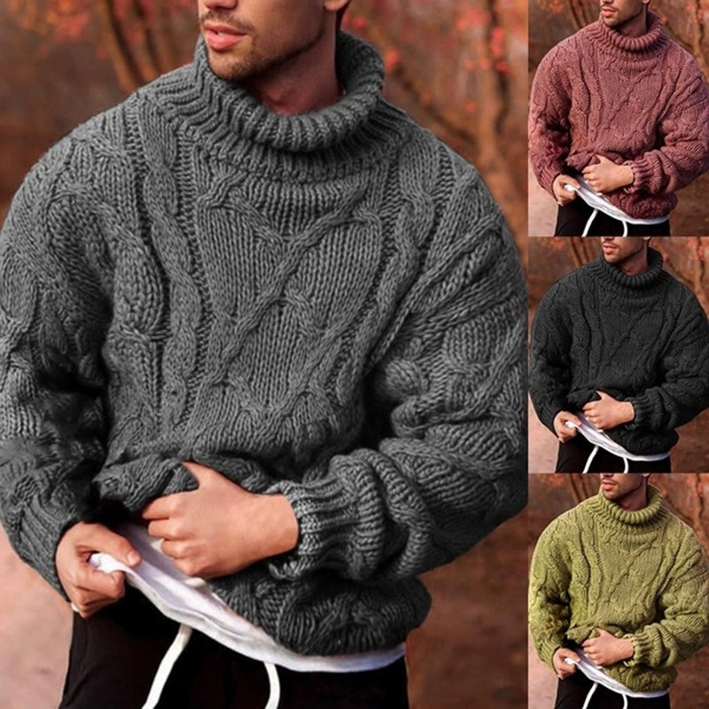 Mens Fashion Jumpers - الخريف والشتاء الأزياء الأوروبية والأمريكية عارضة