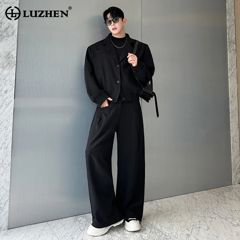 Jacket Mens Fashion - سترة LUZHEN الربيعية ذات الياقة العصرية