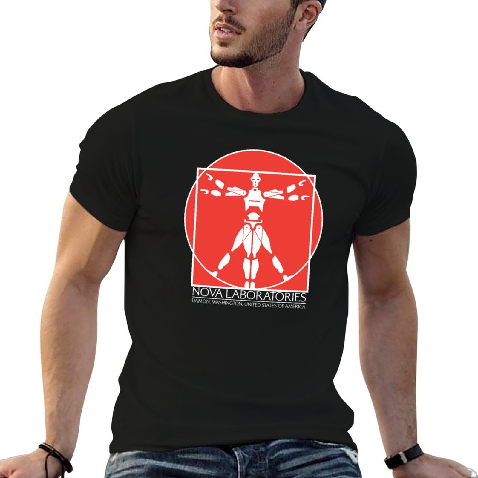 Men'S Fashion Nova Shirts - تي شيرت Nova Laboratories Text 02