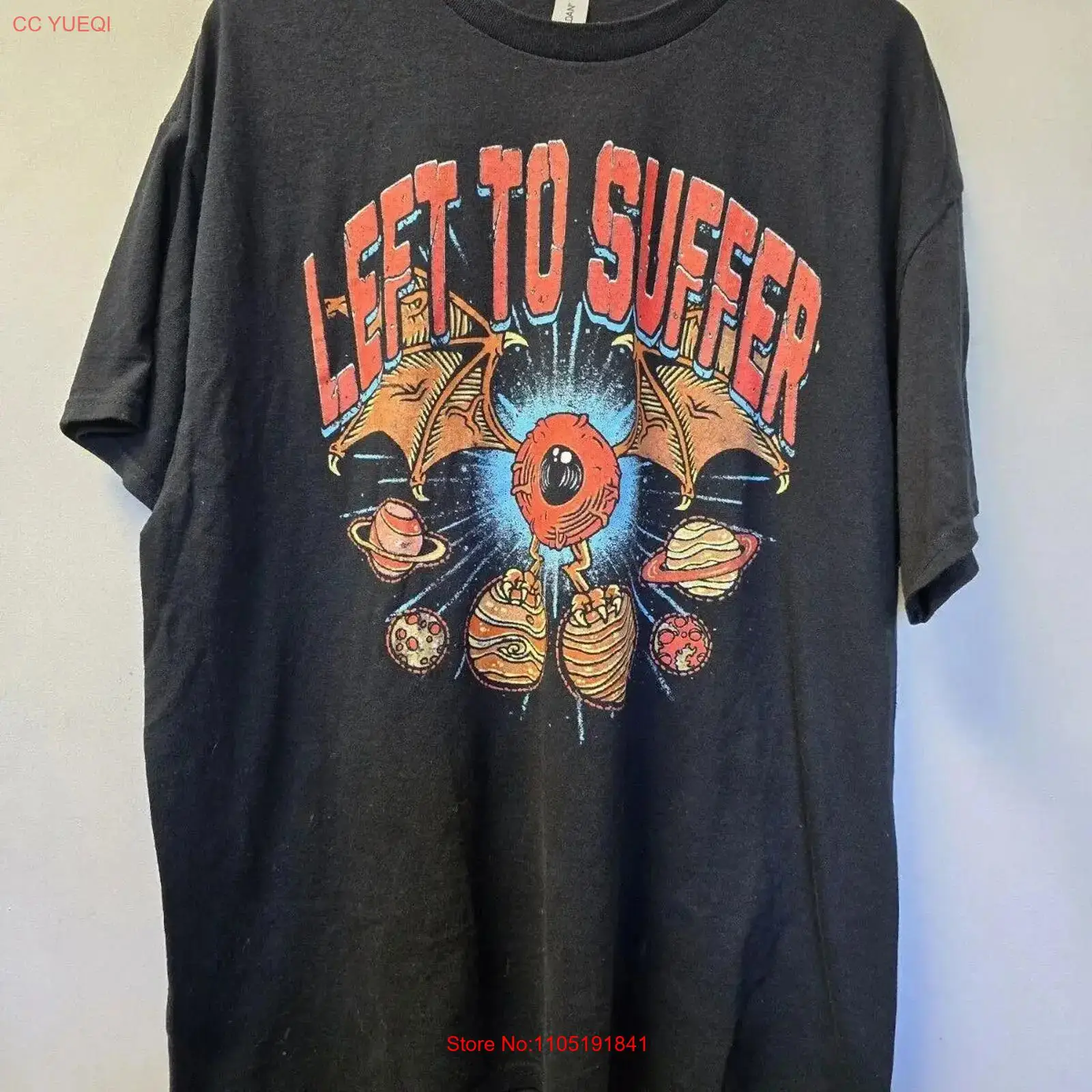 Xl Men'S Fashion - تي شيرت Left To Suffer Band