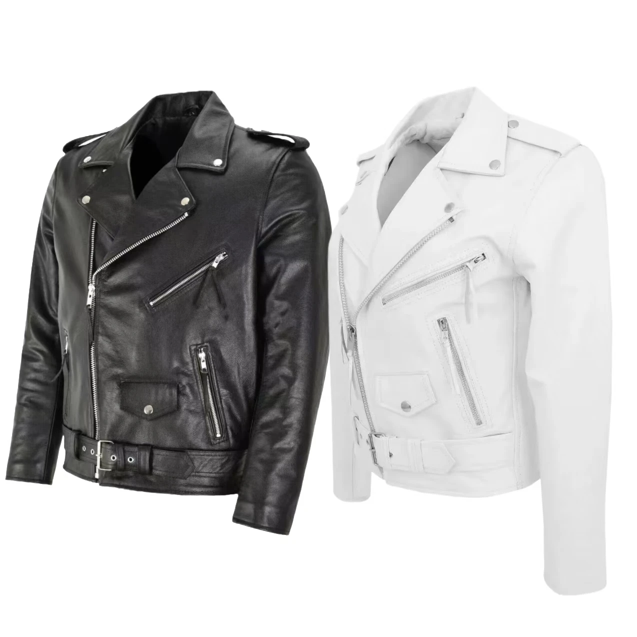 Jacket Mens Fashion - جاكيت جلد رجالي أنيق بقصة ضيقة