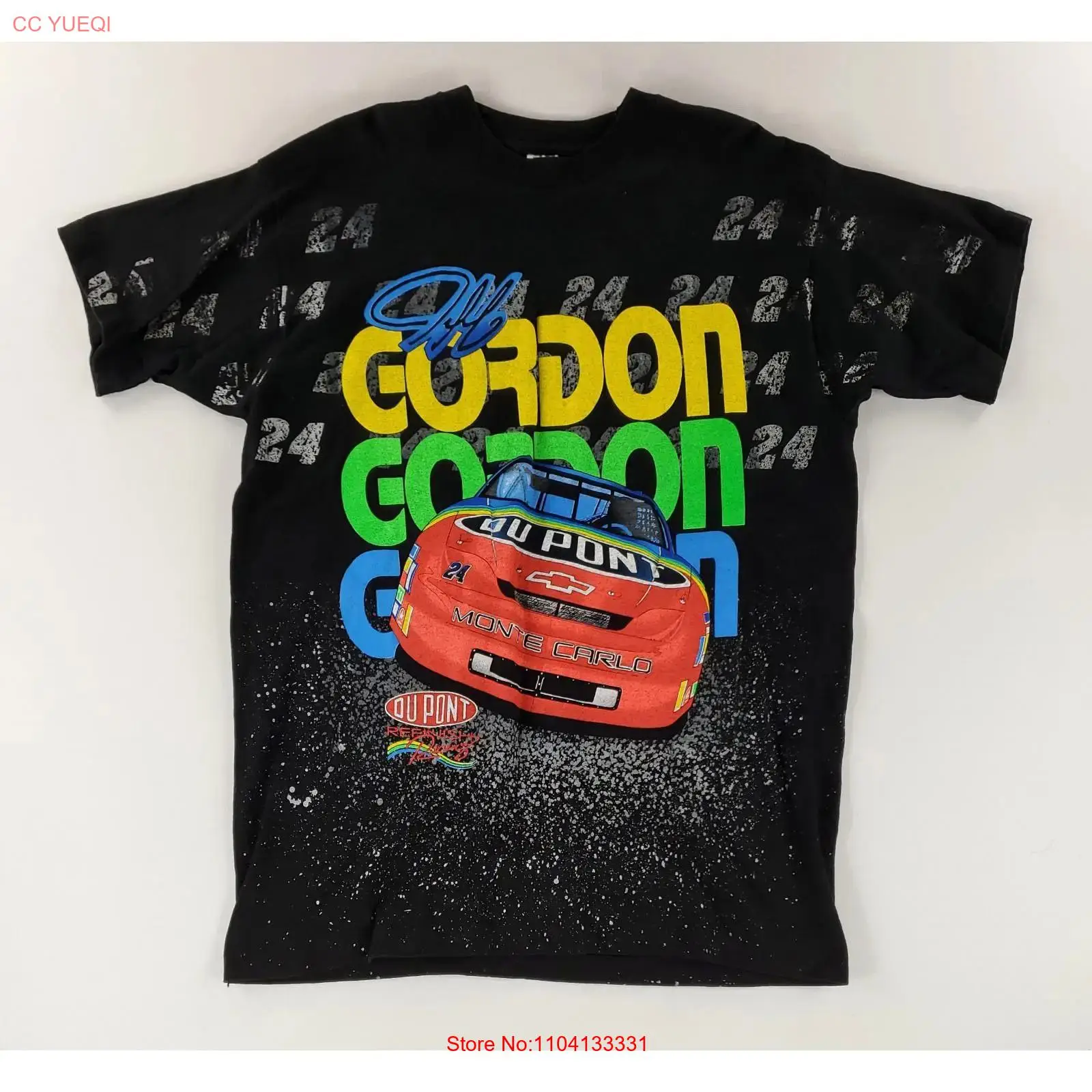Xl Men'S Fashion - تي شيرت جيف جوردون VTG 90s