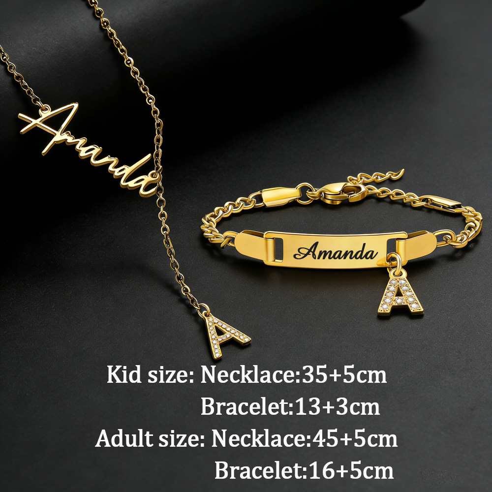 طقم مجوهرات أكيزوم مخصص بالاسم - مراجعة Men'S Fashion Jewelry Bracelets وسعره