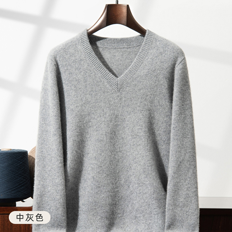 سترة كشمير سميكة للرجال بياقة  - مراجعة Mens Fashion Jumpers وسعره