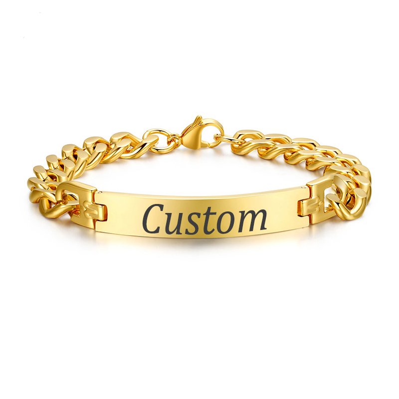 Azimiby اسم قابل للتخصيص كلاسي - مراجعة Men'S Fashion Jewelry Bracelets وسعره