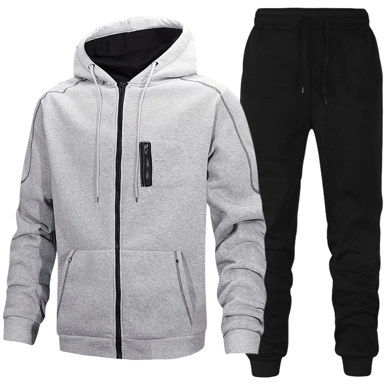 بدلة رياضية رجالية عصرية، هودي - مراجعة Jacket Mens Fashion وسعره