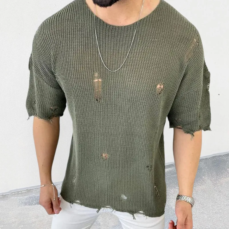 2025 صيف جديد الرجال بلون سترة - مراجعة Mens Fashion Jumpers وسعره