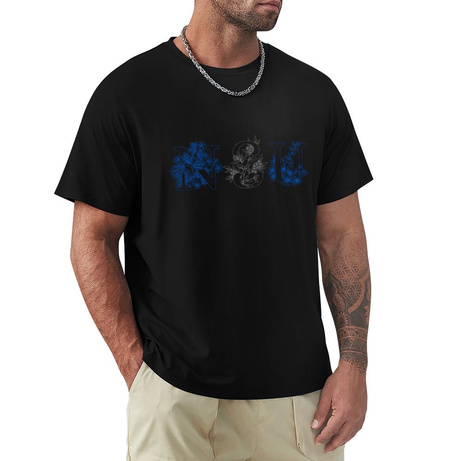 تي شيرت مطبوع عليه زهور من جام - مراجعة Men'S Fashion Nova Shirts وسعره