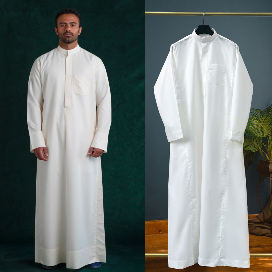 ثوب رجالي إسلامي بسحاب، جلابية - مراجعة Dubai Men'S Fashion وسعره