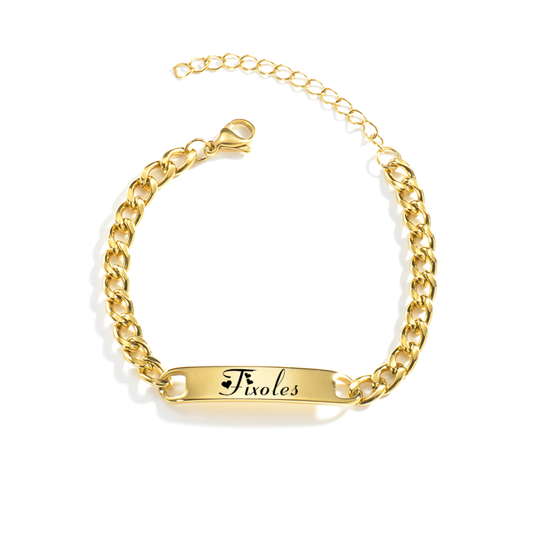Goxijite مخصص محفورة اسم قلادة - مراجعة Men'S Fashion Jewelry Bracelets وسعره
