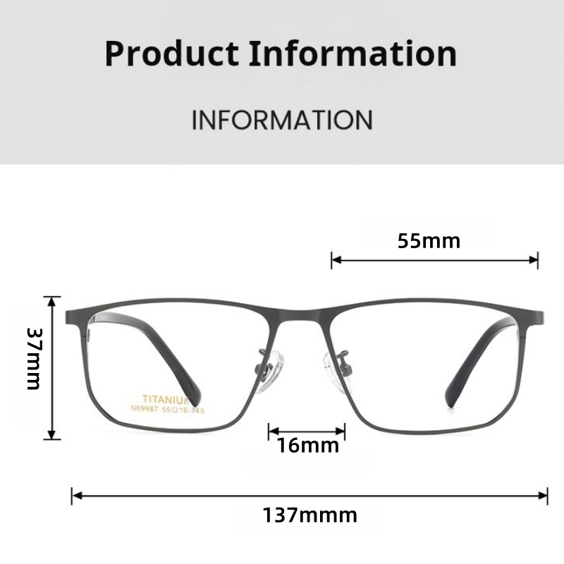 نظارات طبية يومية كلاسيكية خفي - مراجعة Men'S Fashion Glasses 2026 وسعره