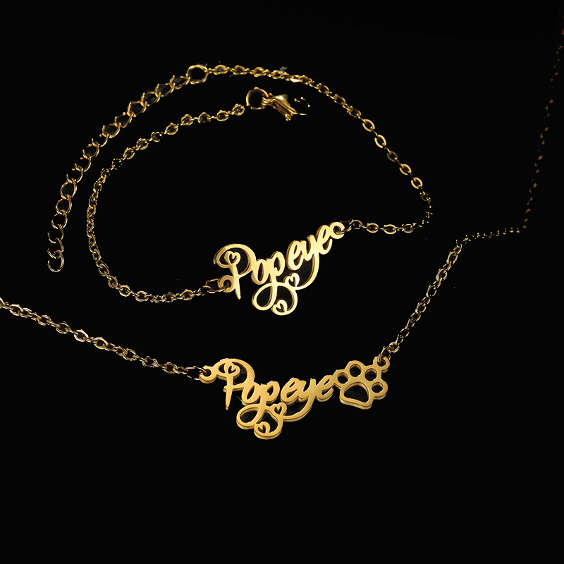 Goxijite تخصيص اسم قلادة مجموع - مراجعة Men'S Fashion Jewelry Bracelets وسعره