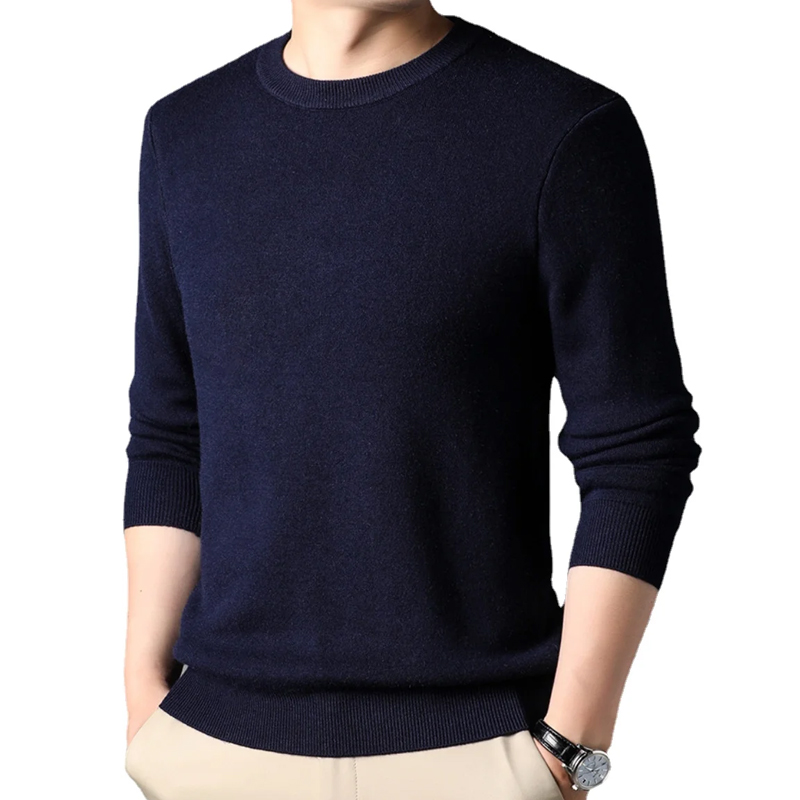 الرجال بلون بلوفر مغزول سترة ط - مراجعة Mens Fashion Jumpers وسعره