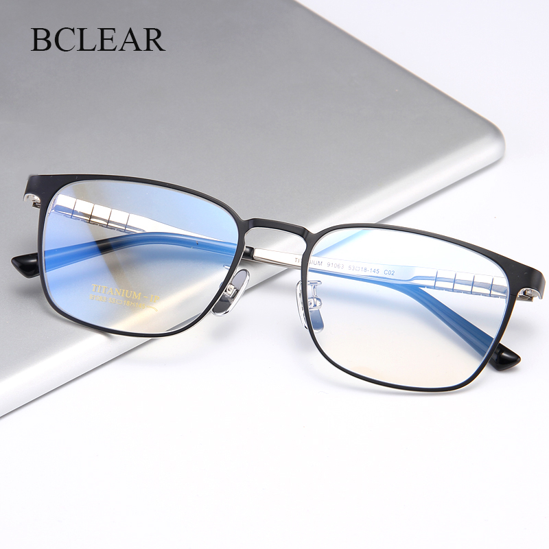 إطار نظارات BCLEAR من التيتاني - مراجعة Men'S Fashion Glasses 2026 وسعره