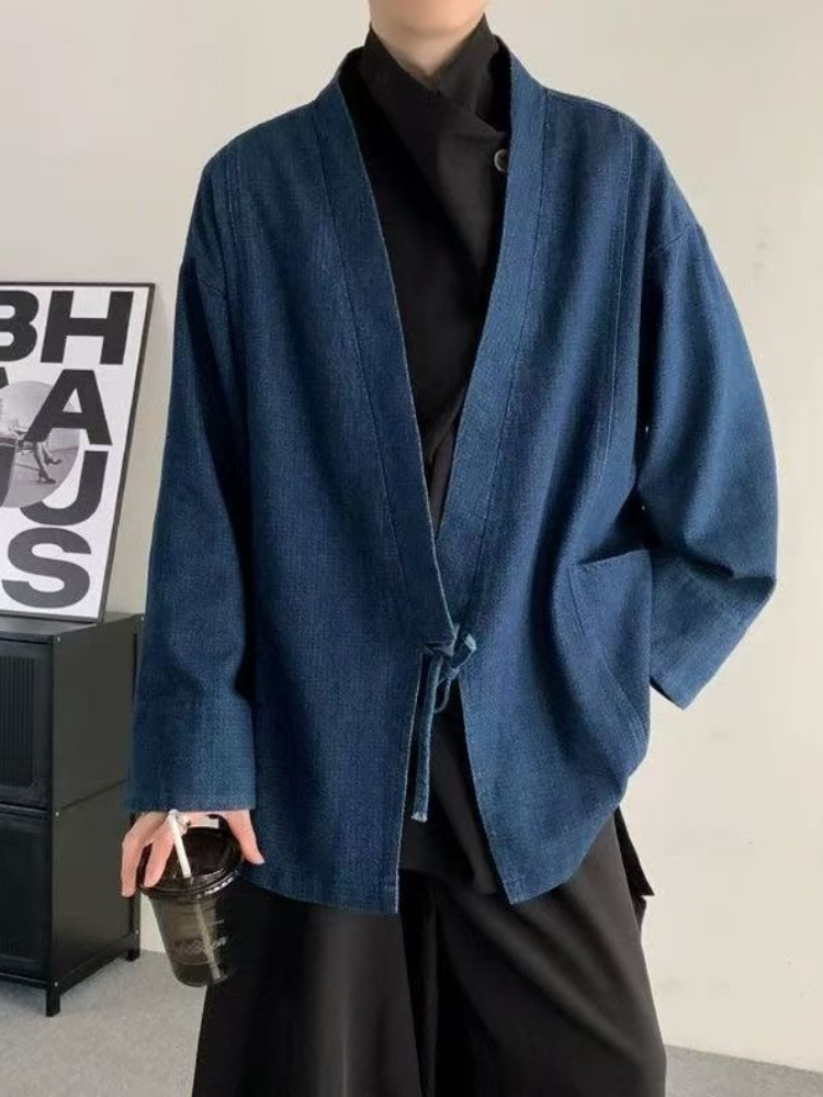 معطف دينم كلاسيكي على الطراز ا - مراجعة Mens Fashion Jumpers وسعره
