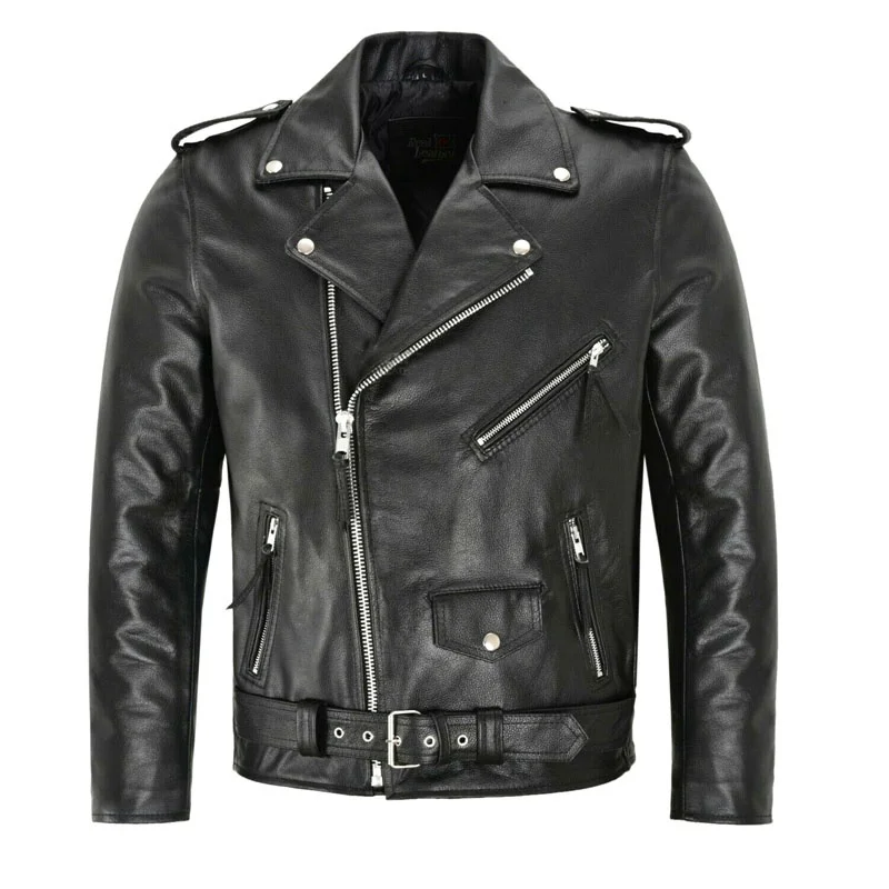 جاكيت جلد رجالي أنيق بقصة ضيقة - مراجعة Jacket Mens Fashion وسعره