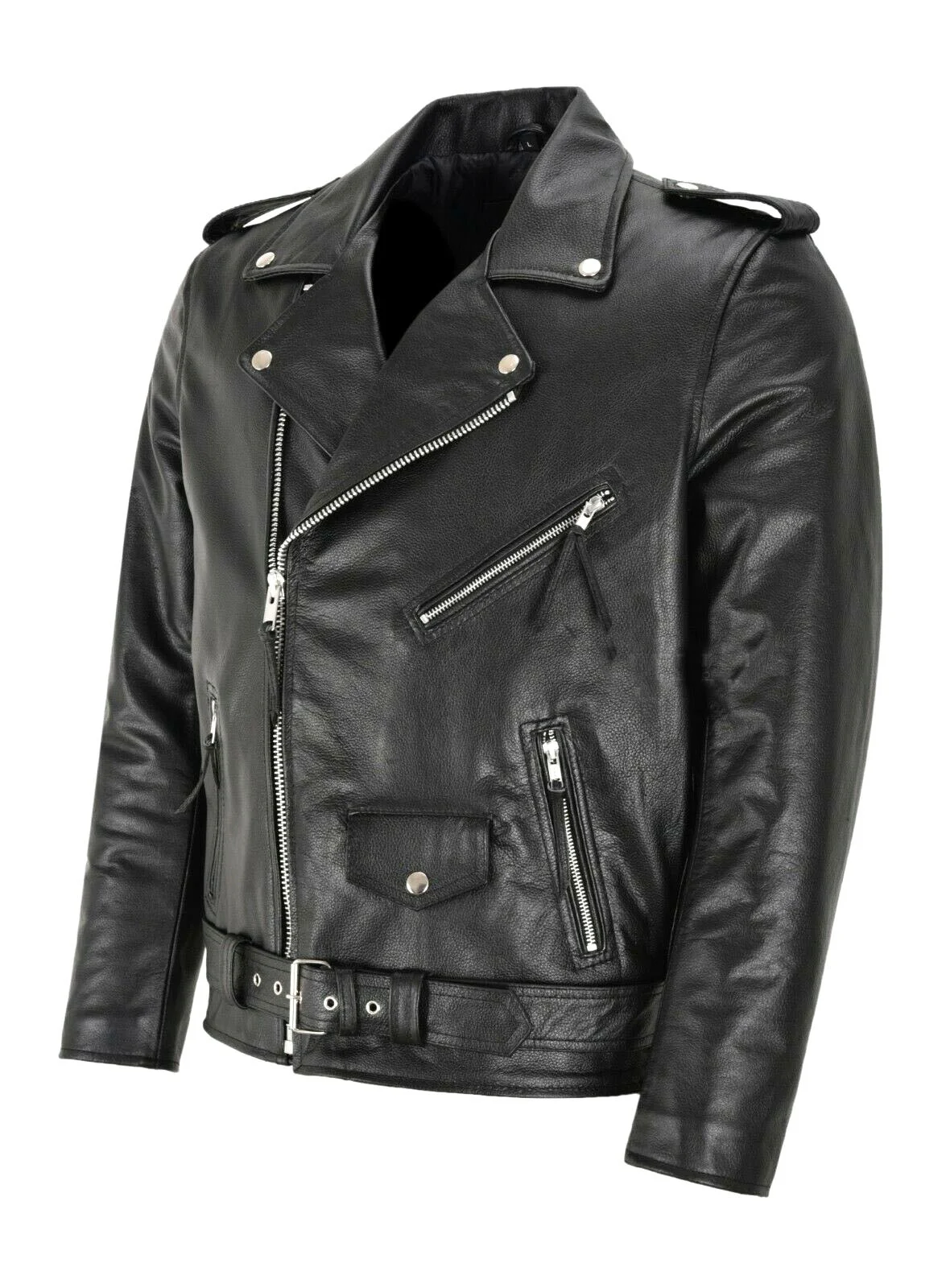 جاكيت جلد رجالي أنيق بقصة ضيقة - مراجعة Jacket Mens Fashion وسعره