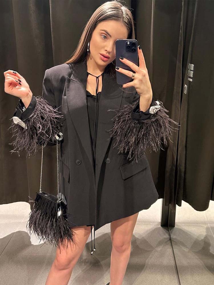 سترة نسائية أنيقة باللون الأسو - مراجعة Men'S Fashion All Black Outfit وسعره