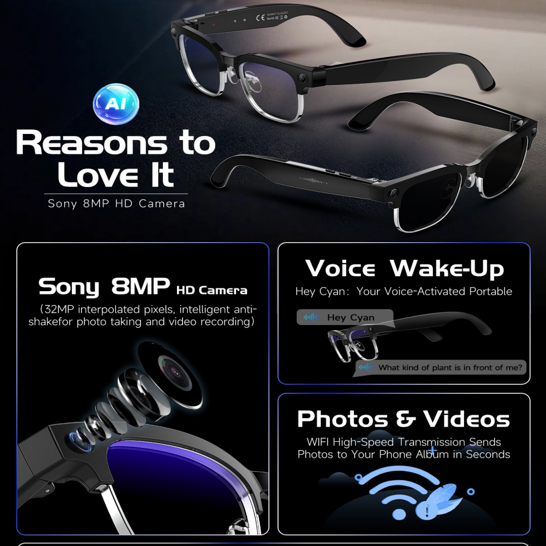 2026 جديد 8K HD AI النظارات ال - مراجعة Men'S Fashion Glasses 2026 وسعره