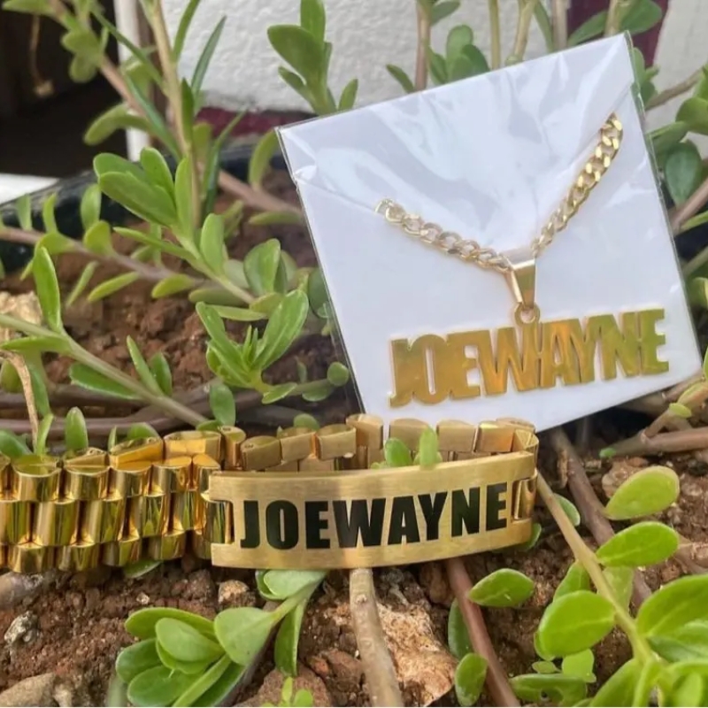 اسم مخصص مجموعة مجوهرات قلادة  - مراجعة Men'S Fashion Jewelry Bracelets وسعره