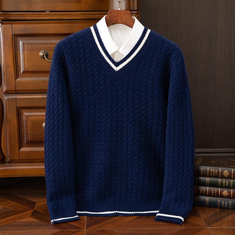 سترة كشمير نقية 100% جديدة سمي - مراجعة Mens Fashion Jumpers وسعره