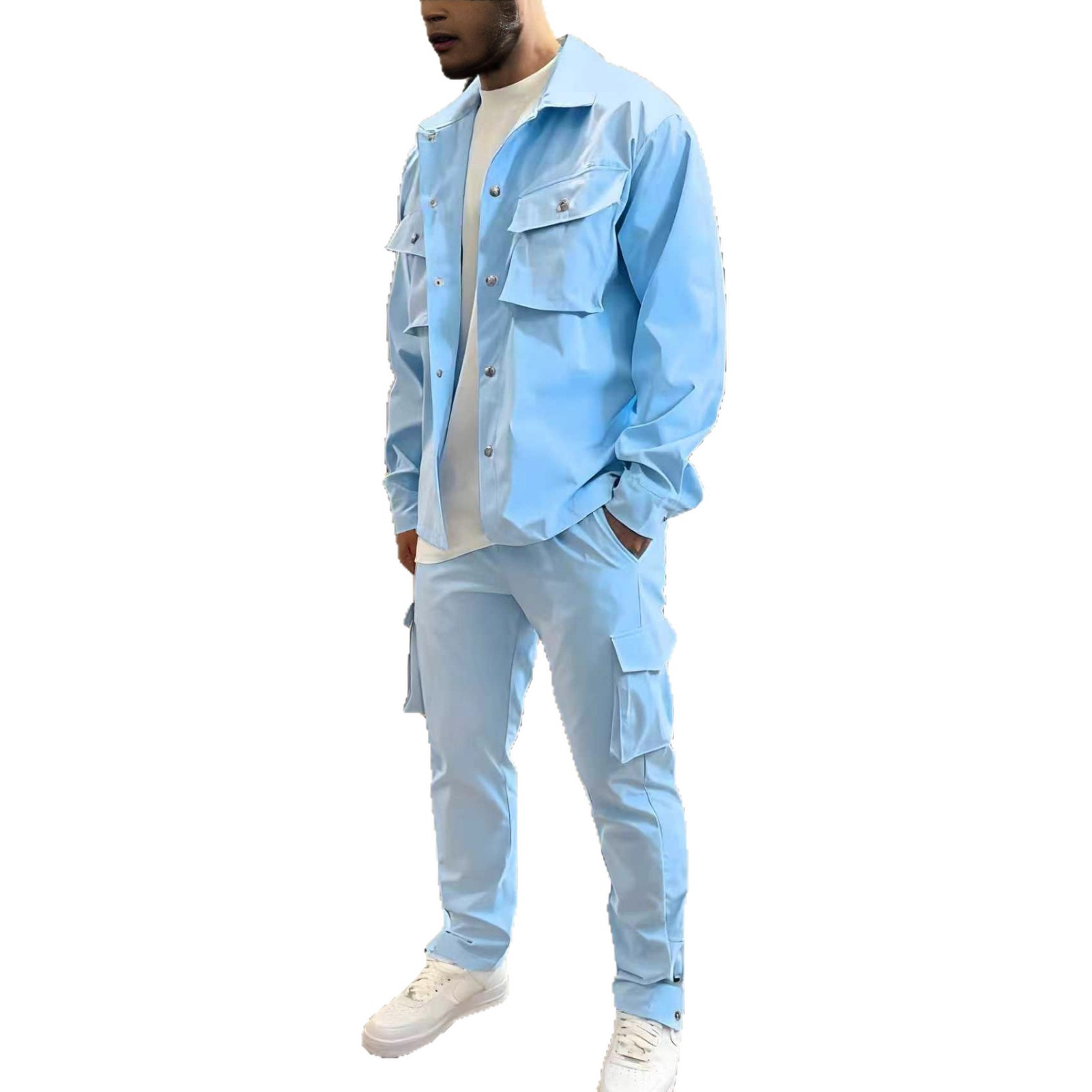 طقم سترة وبنطلون رجالي عصري مت - مراجعة Jacket Mens Fashion وسعره